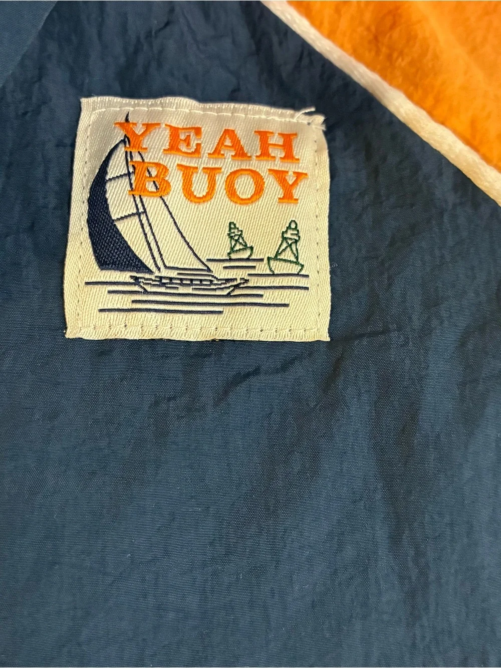 Old Navy Kids Navy and Orange Windbreaker Jacket size 5T new